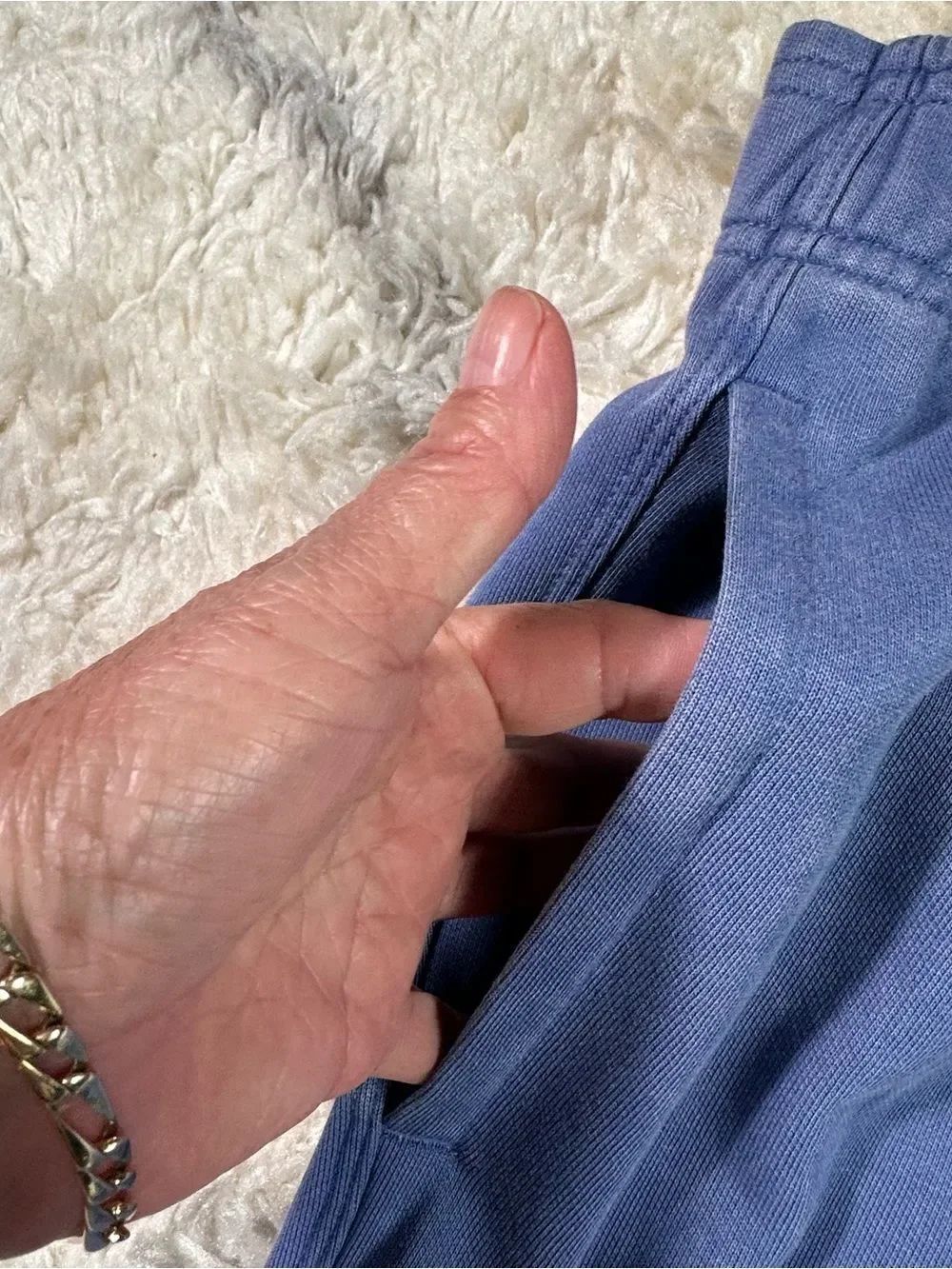 Champion Light Blue Drawstring Sweatpants - Picture 9 of 12